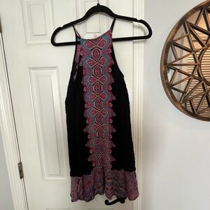 Xhilaration S black high neck shift dress